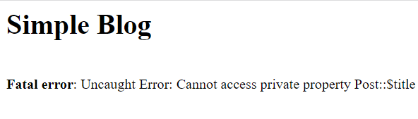 Access error
