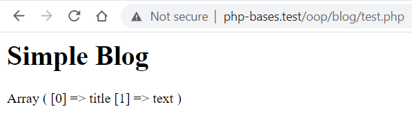 Testing inheritance