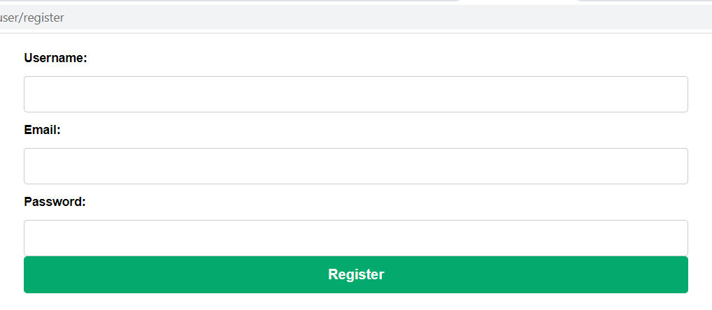 Register Form
