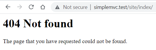 Site index error