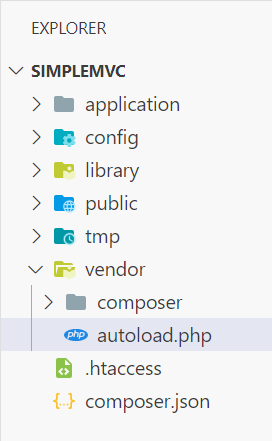 vendor folder